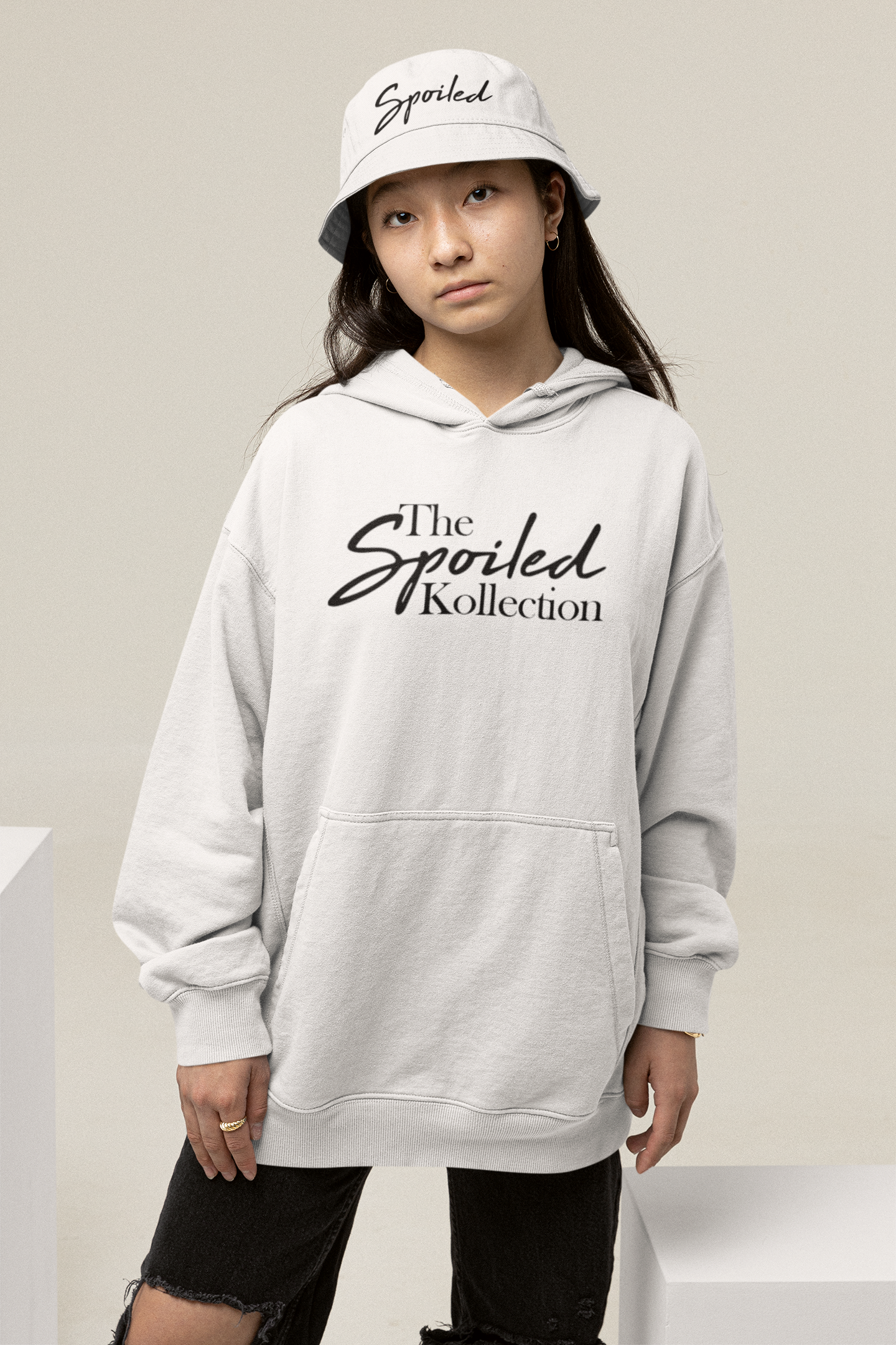 The Spoiled Kollection Combo Set: Premium Hoodie & Bucket Hat - The Spoiled Kollection