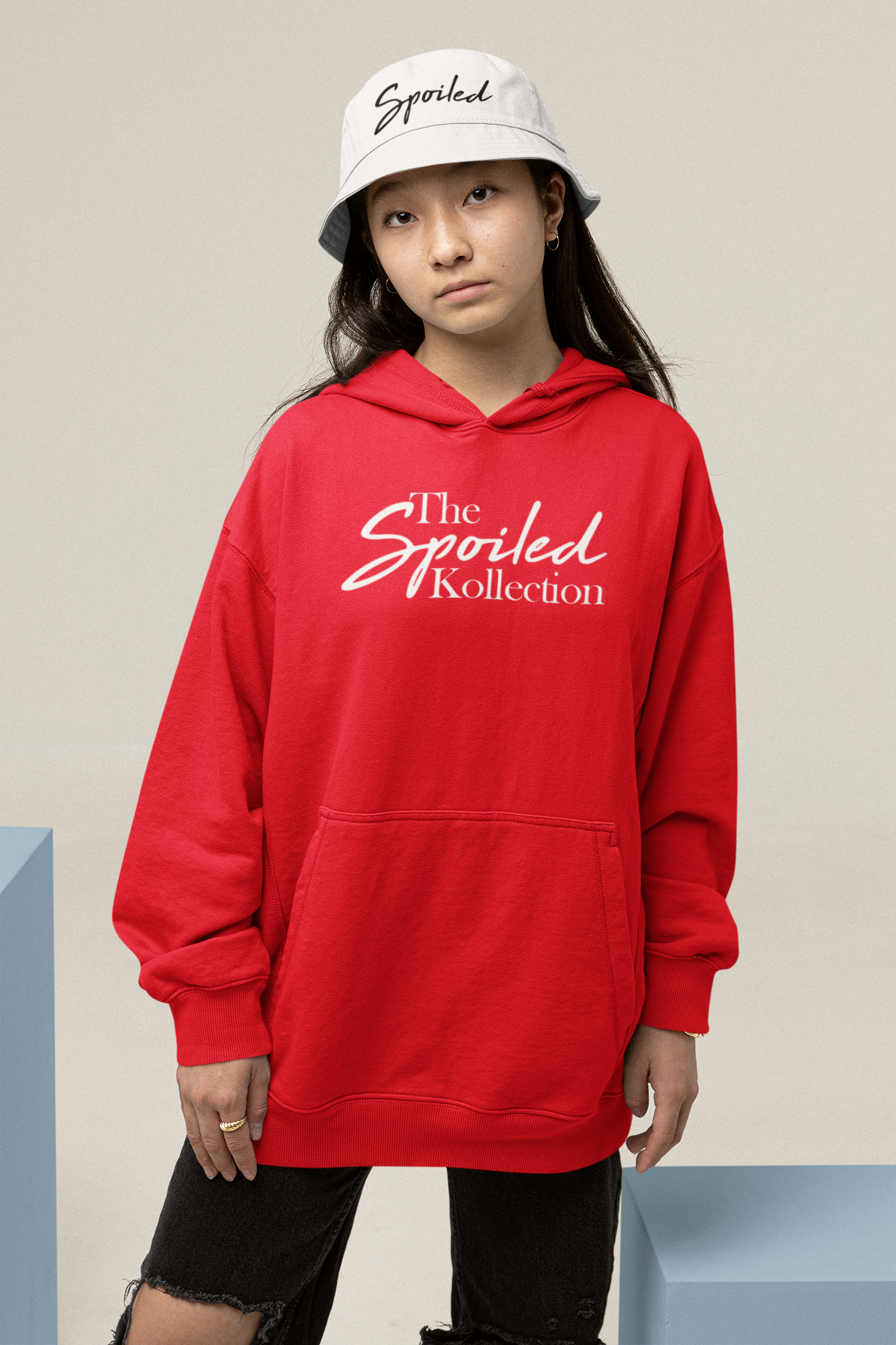 The Spoiled Kollection Combo Set: Premium Hoodie & Bucket Hat - The Spoiled Kollection