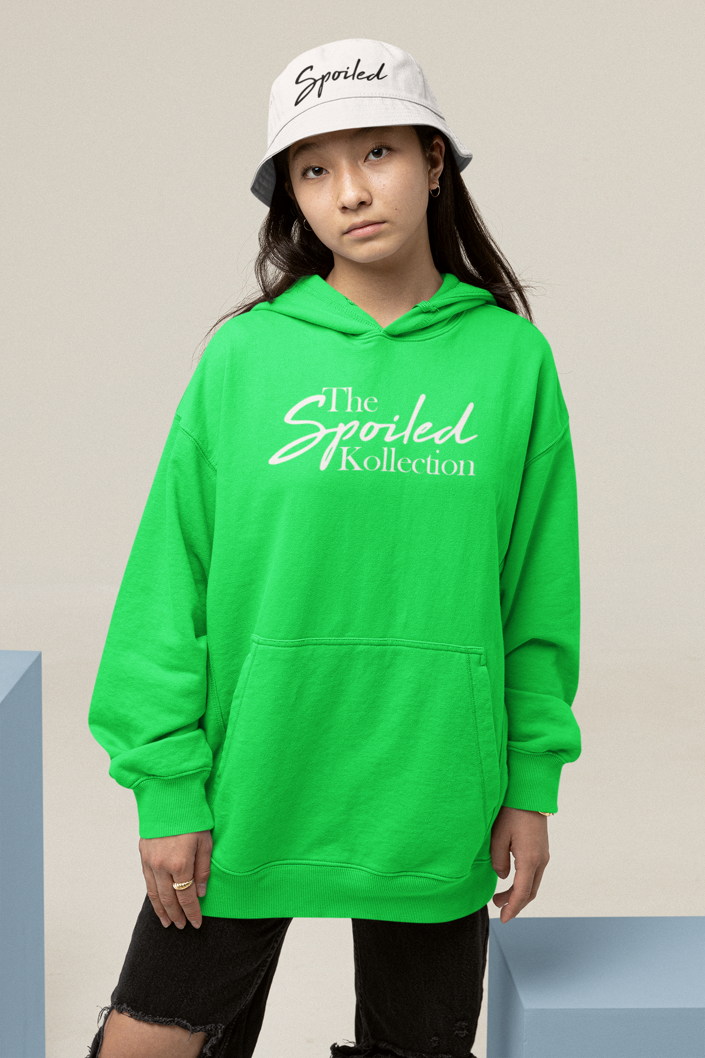 The Spoiled Kollection Combo Set: Premium Hoodie & Bucket Hat - The Spoiled Kollection