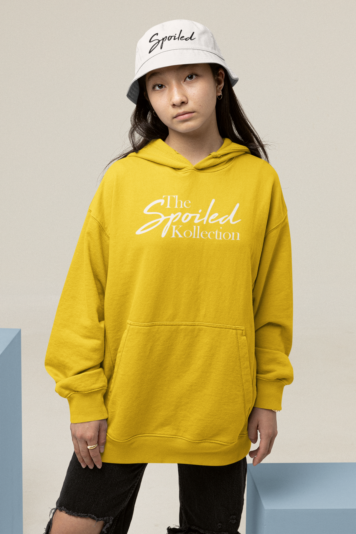 The Spoiled Kollection Combo Set: Premium Hoodie & Bucket Hat - The Spoiled Kollection