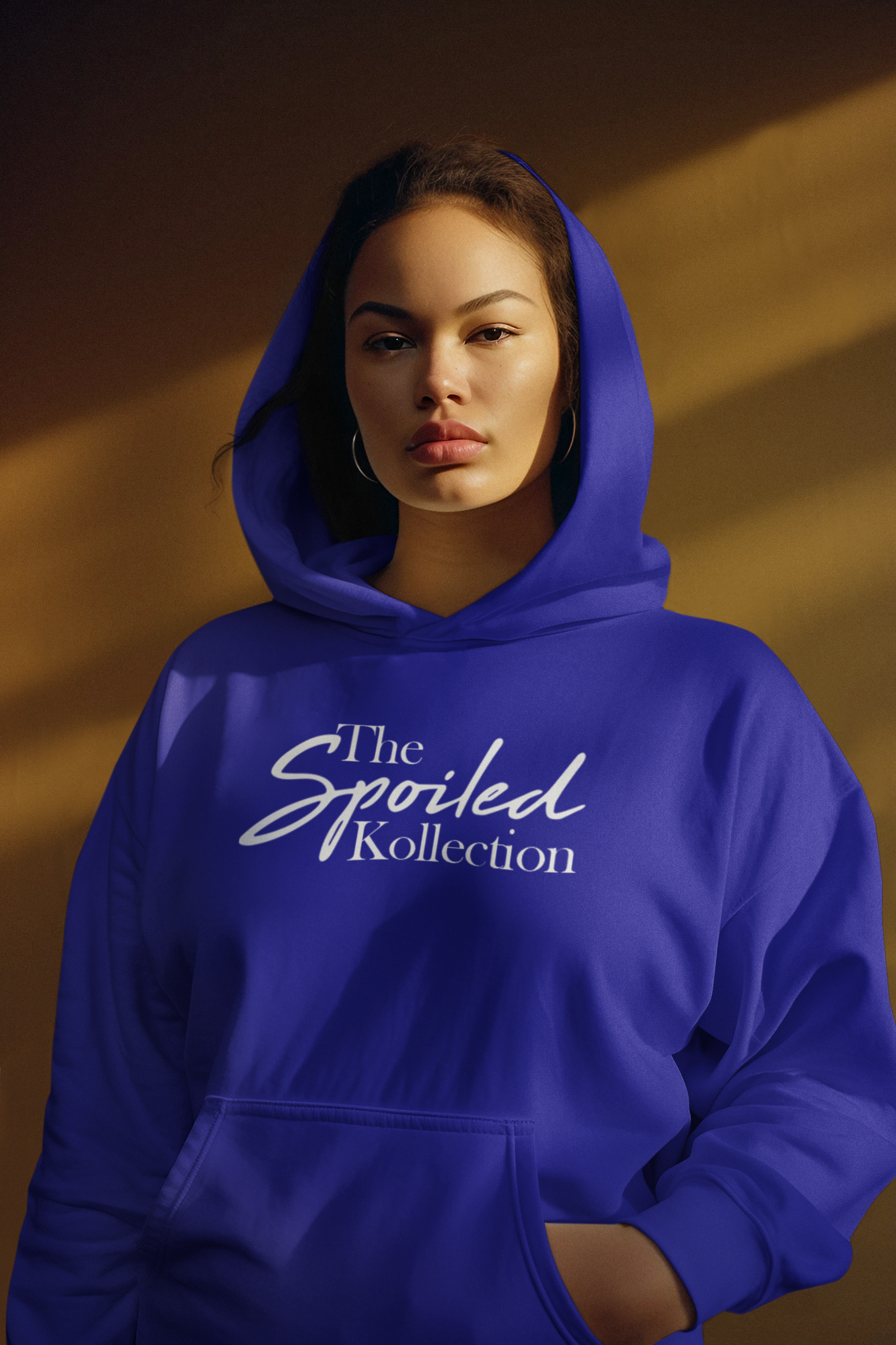 "The Spoiled Kollection Black Hoodie – Unisex Pullover for Casual Comfort" - The Spoiled Kollection
