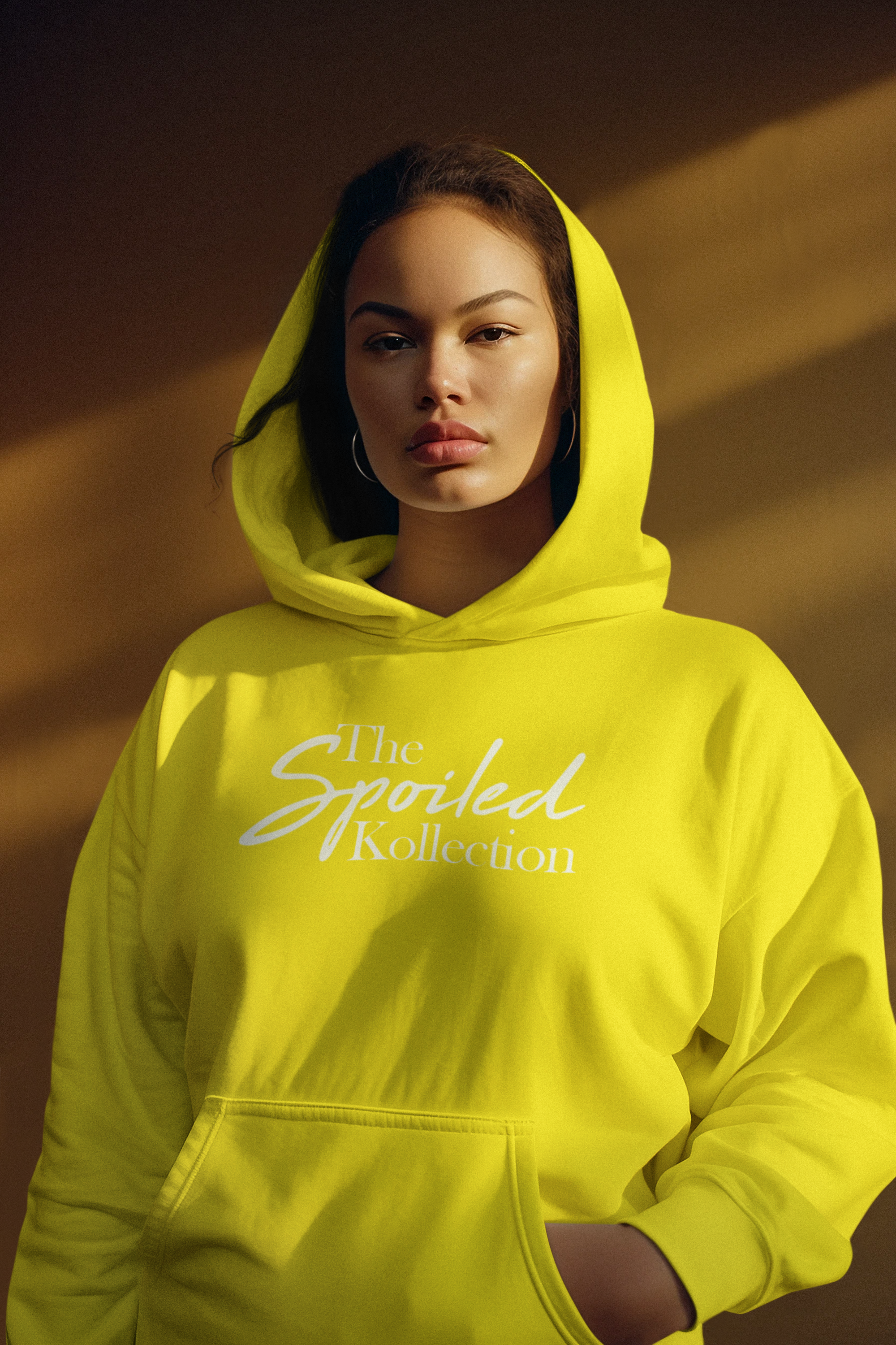 "The Spoiled Kollection Black Hoodie – Unisex Pullover for Casual Comfort" - The Spoiled Kollection