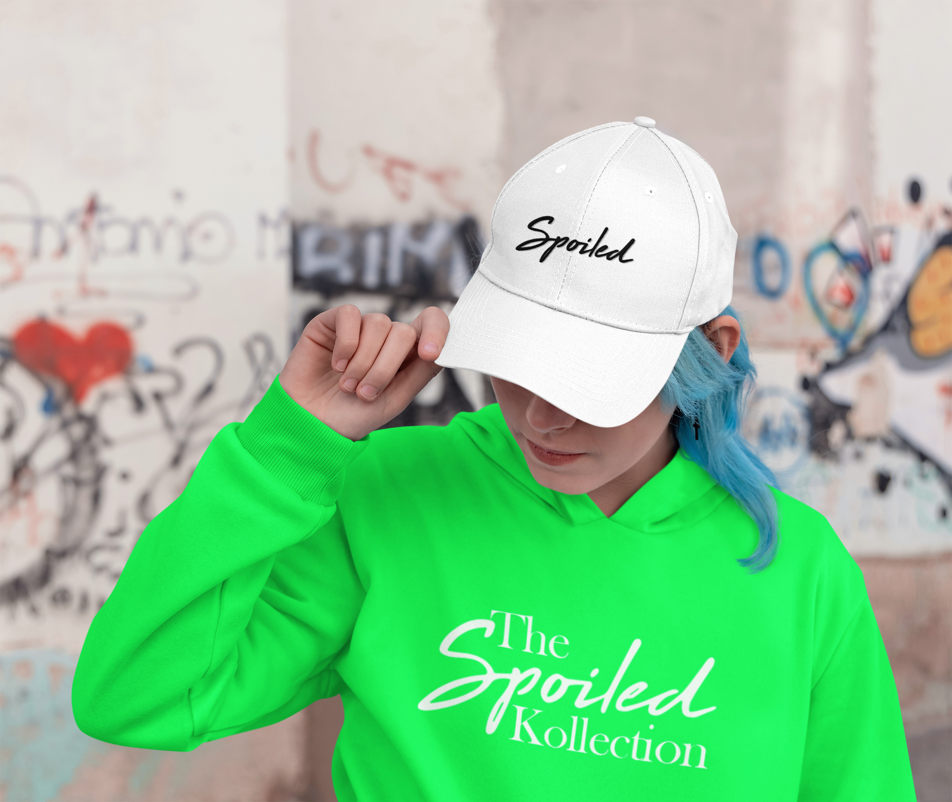 The Spoiled Kollection Hoodie & Dad Hat Combo - The Spoiled Kollection