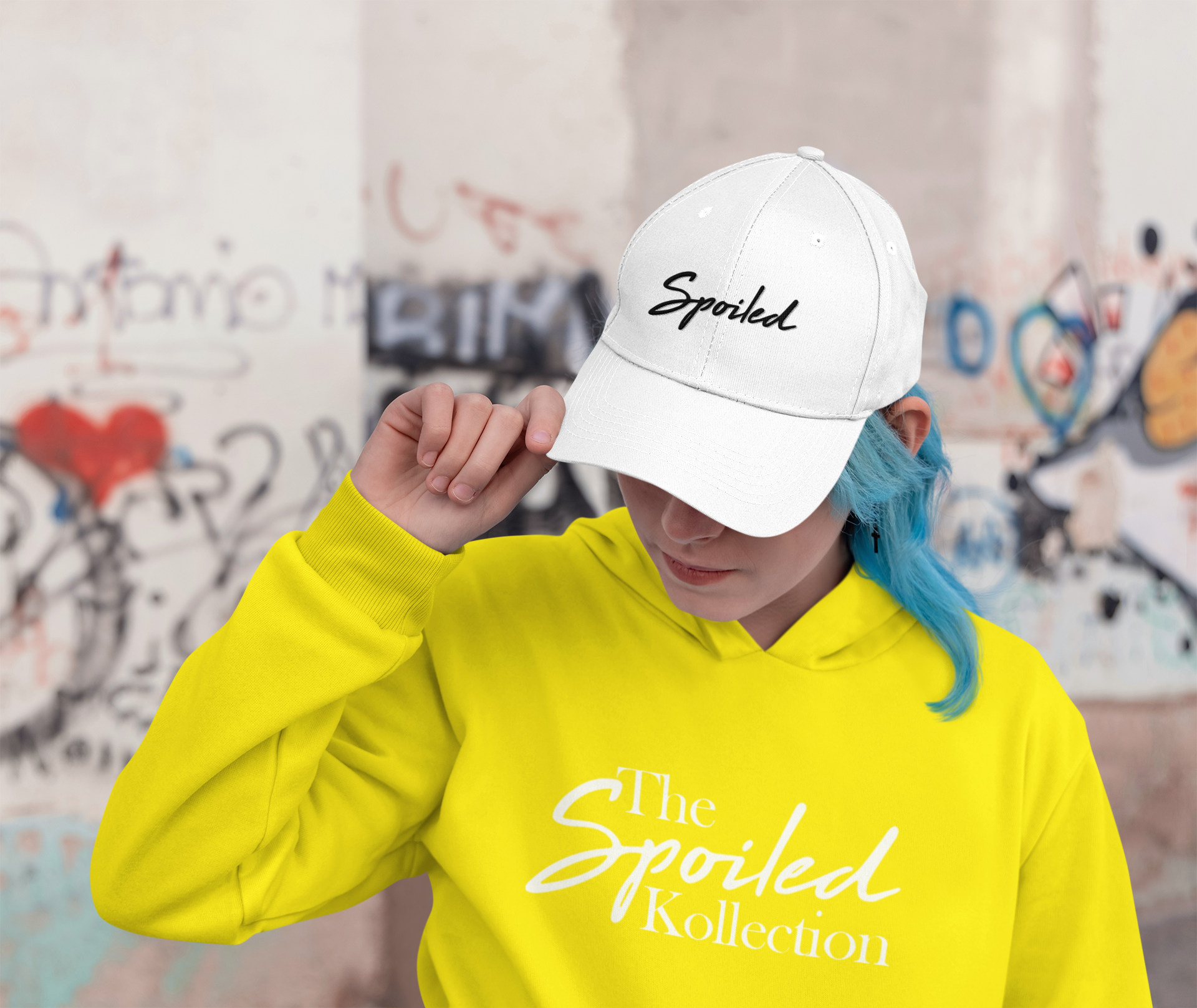 The Spoiled Kollection Hoodie & Dad Hat Combo - The Spoiled Kollection