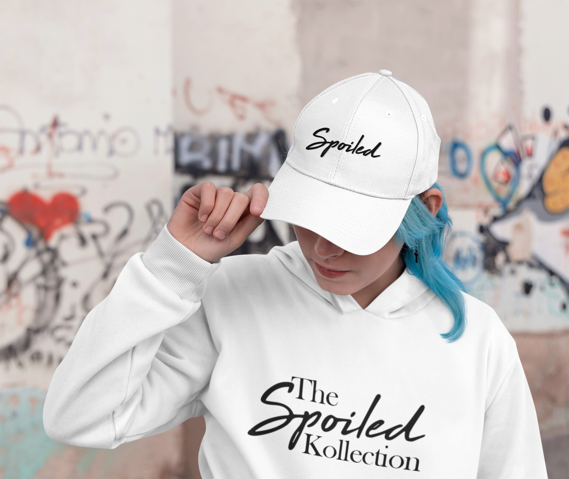 The Spoiled Kollection Hoodie & Dad Hat Combo - The Spoiled Kollection