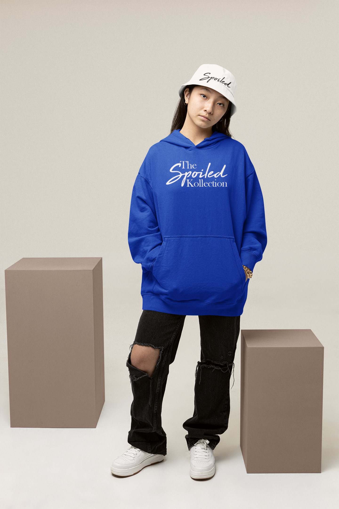 The Spoiled Kollection Combo Set: Premium Hoodie & Bucket Hat - The Spoiled Kollection