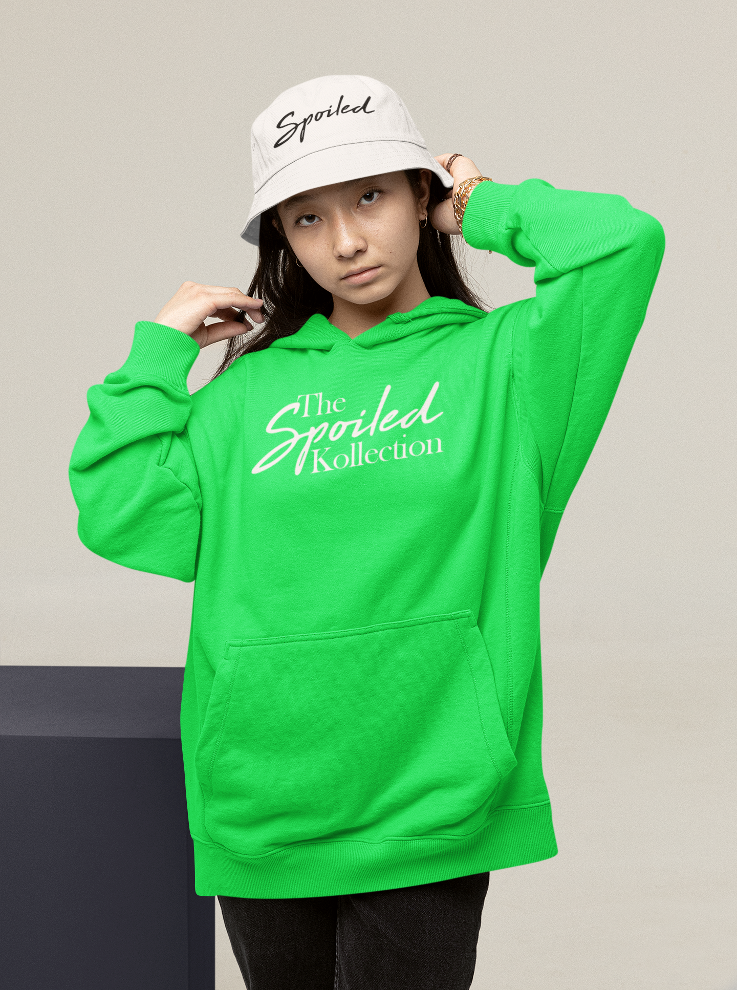 The Spoiled Kollection Combo Set: Premium Hoodie & Bucket Hat - The Spoiled Kollection