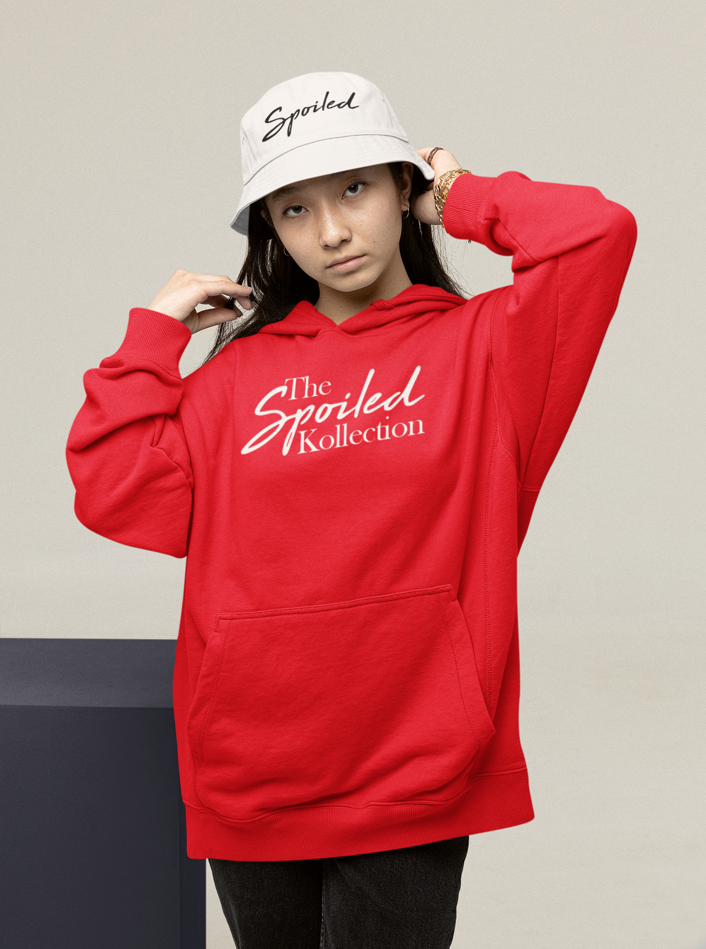 The Spoiled Kollection Combo Set: Premium Hoodie & Bucket Hat - The Spoiled Kollection