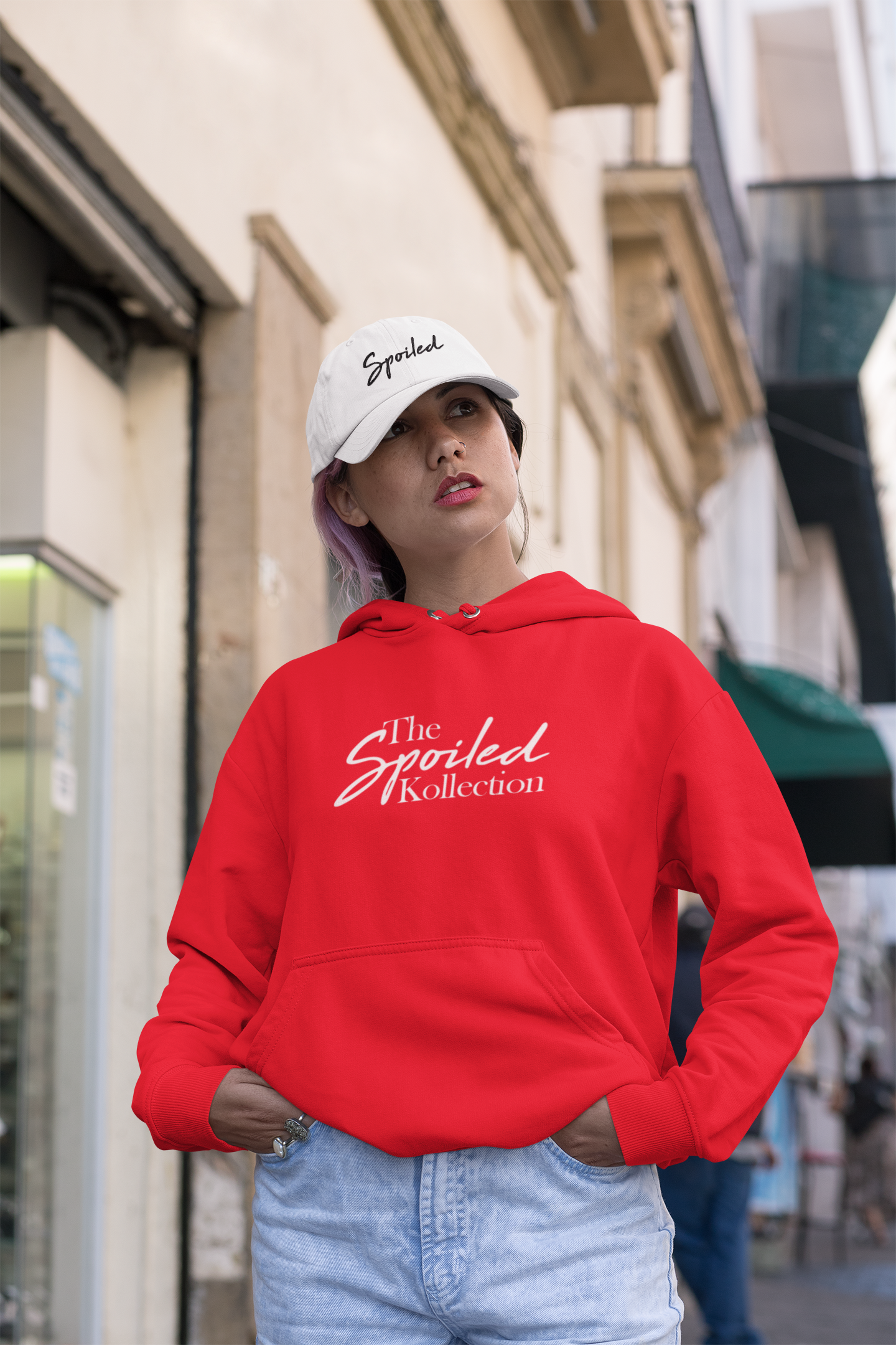 The Spoiled Kollection Hoodie & Dad Hat Combo - The Spoiled Kollection