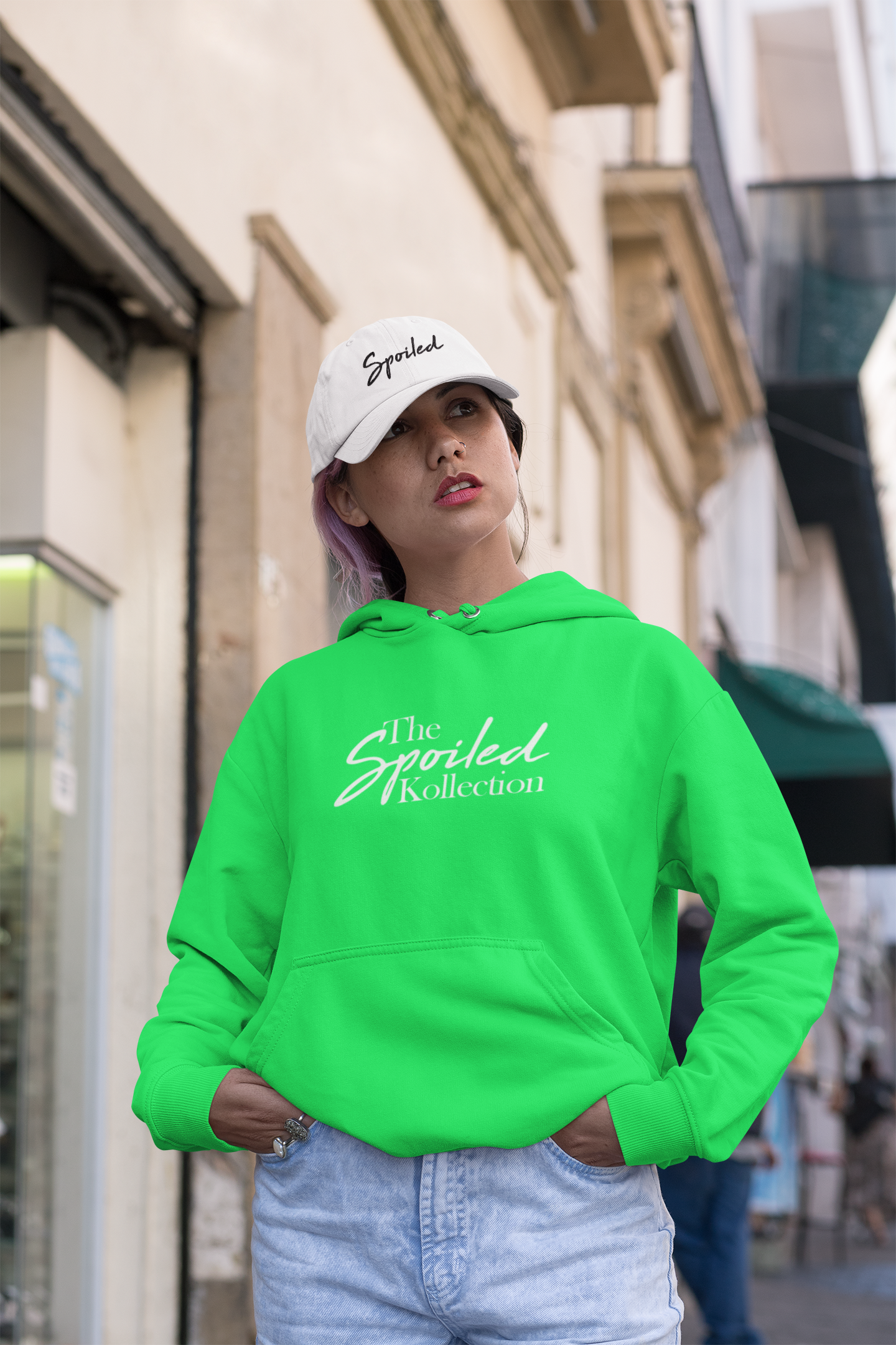 The Spoiled Kollection Hoodie & Dad Hat Combo - The Spoiled Kollection