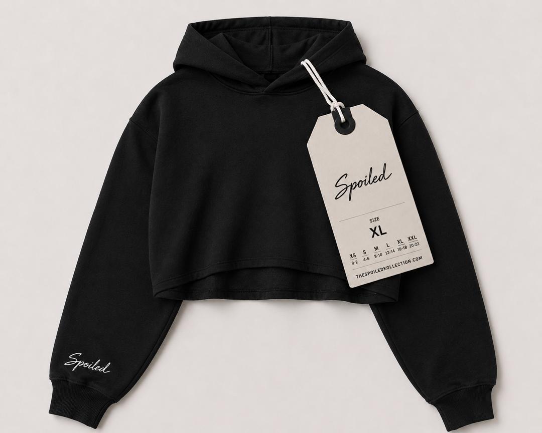 Trendy Crop Hoodie